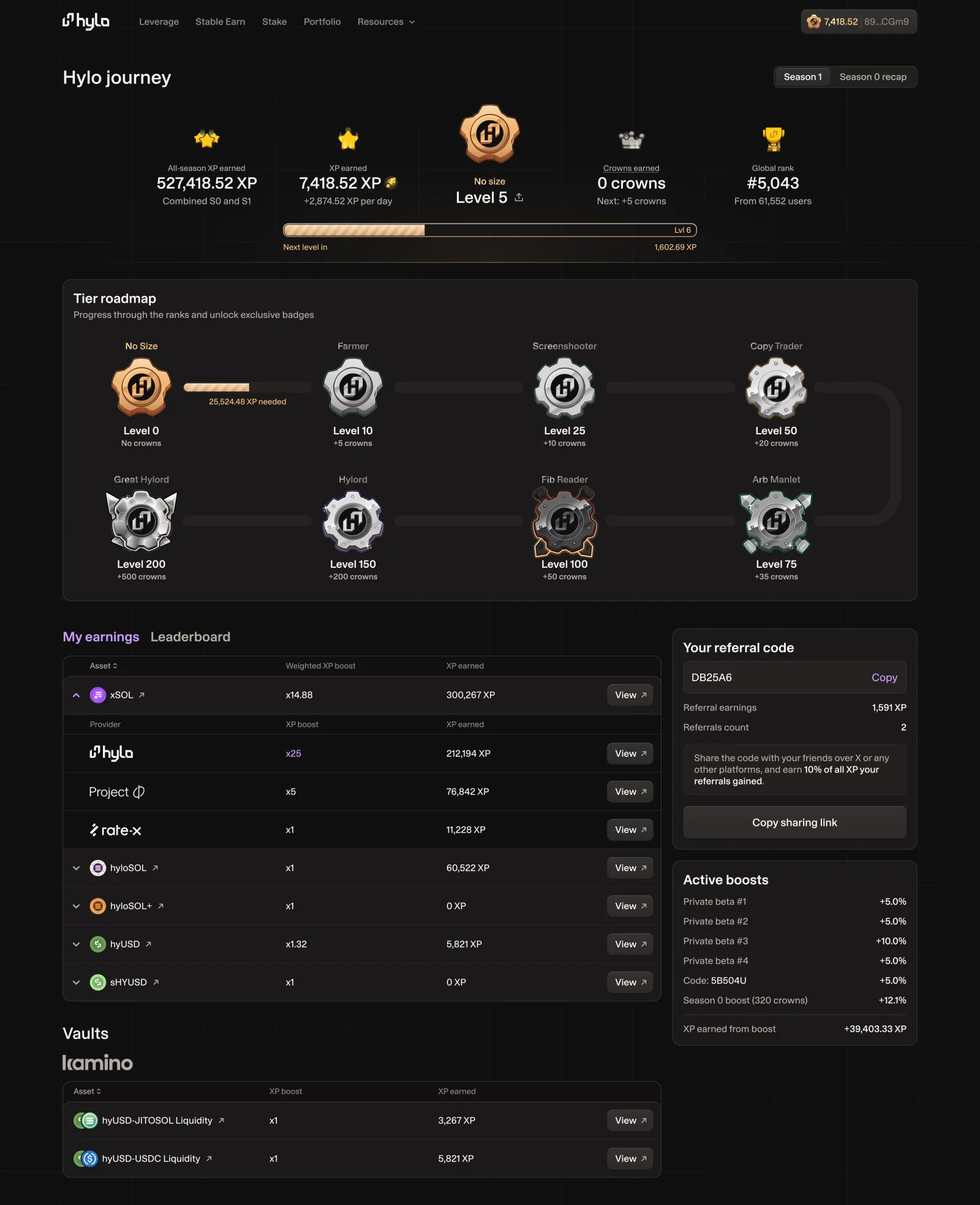 Hylo app — stablecoin module