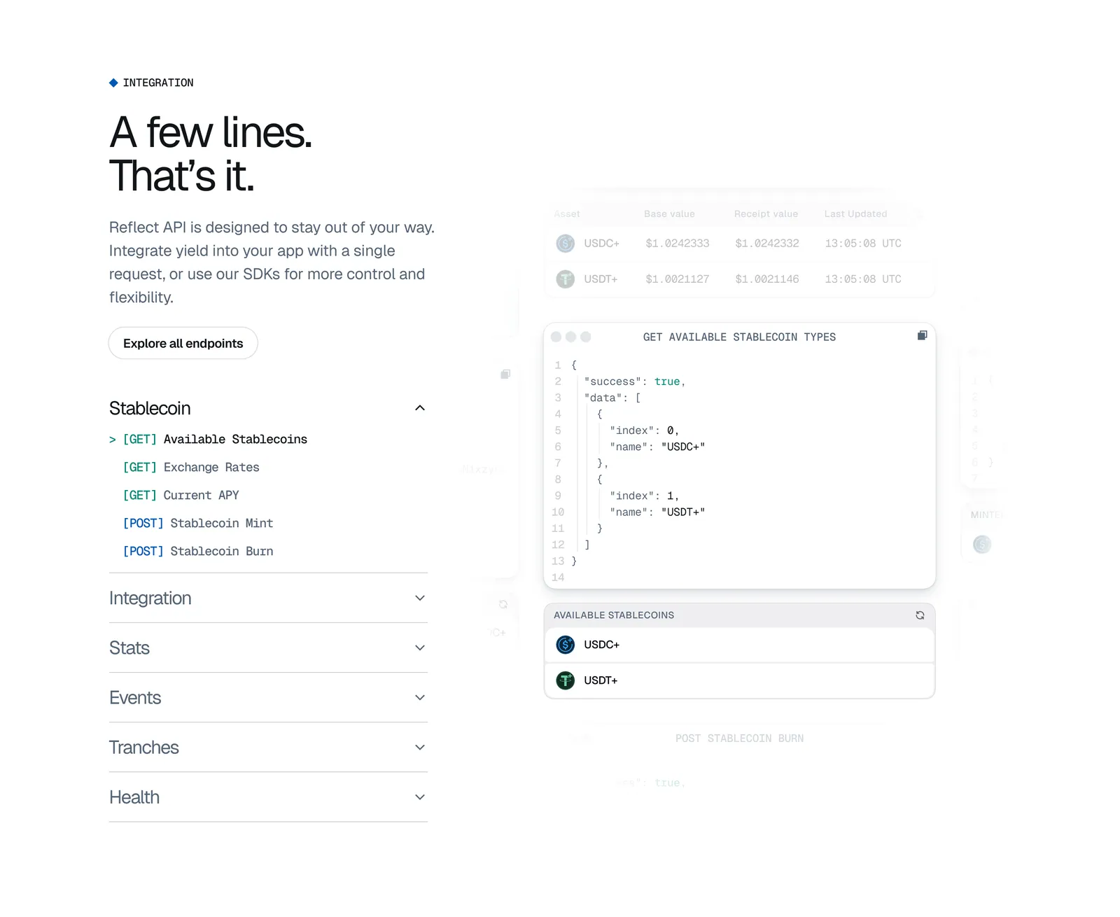 Reflect — interactive API canvas
