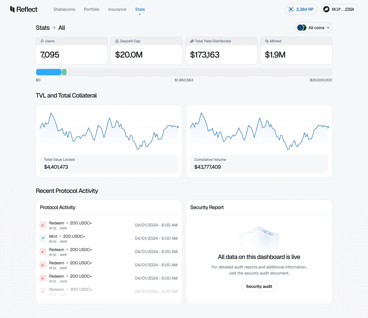 Reflect app — screen 4